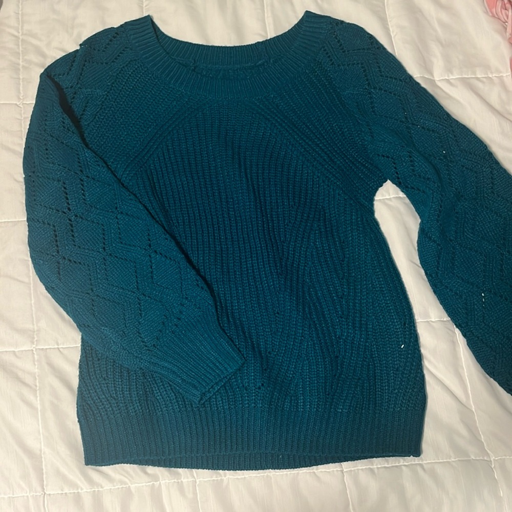 Dark Blue/Green Sweater